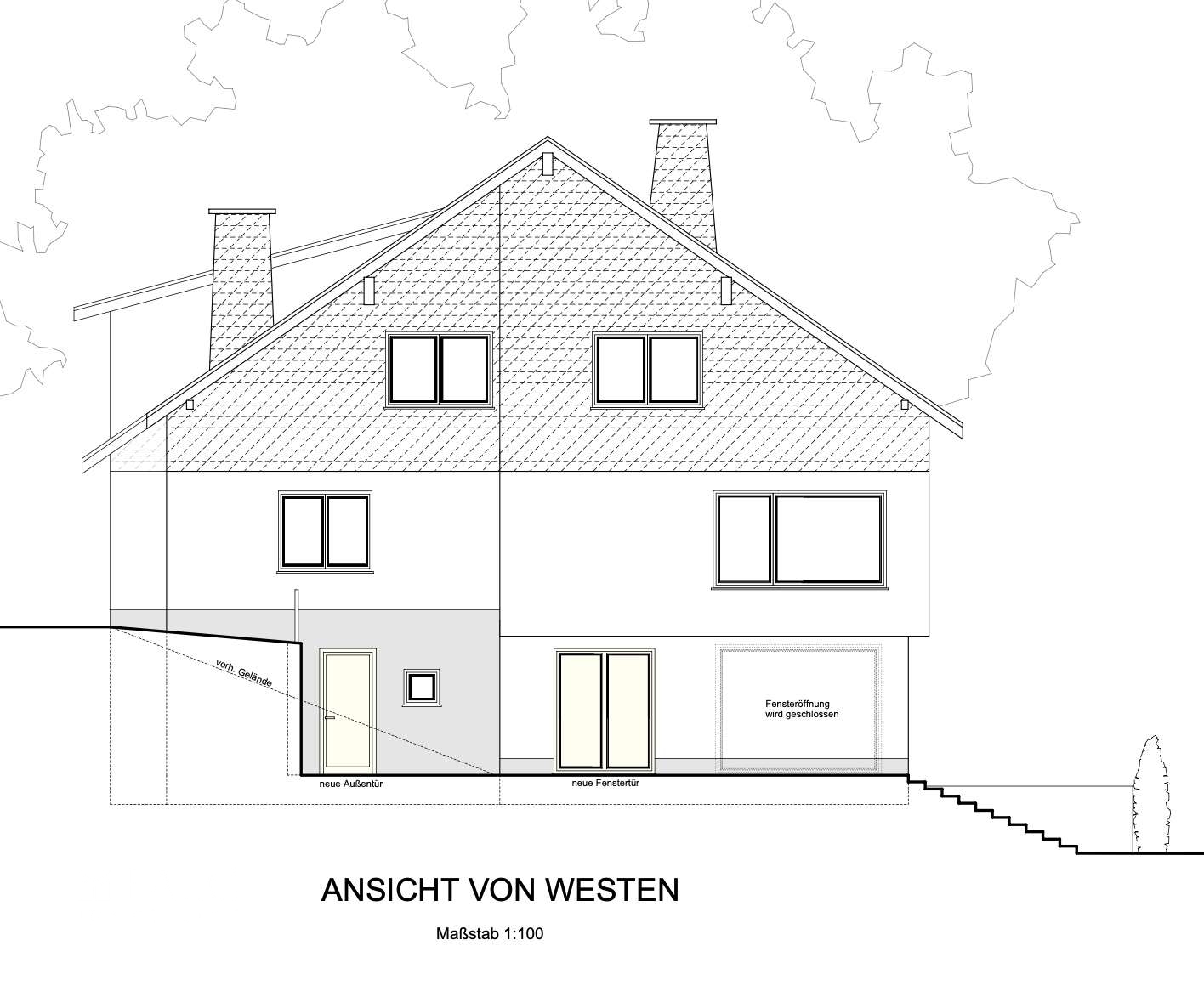 Ansicht von Westen Winterberg